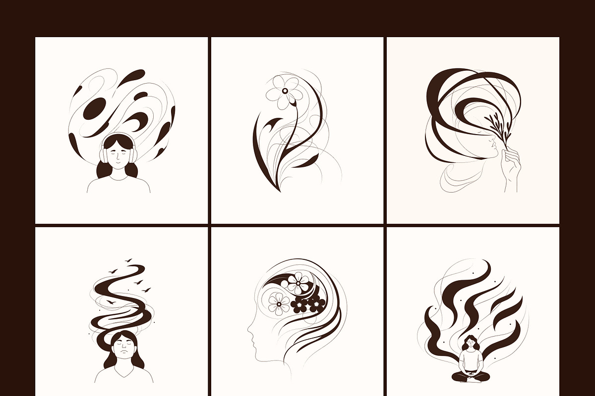 Mindfulness Illustration Bundle, a Person Illustration by Prosymbols (Photo 13 of 14)