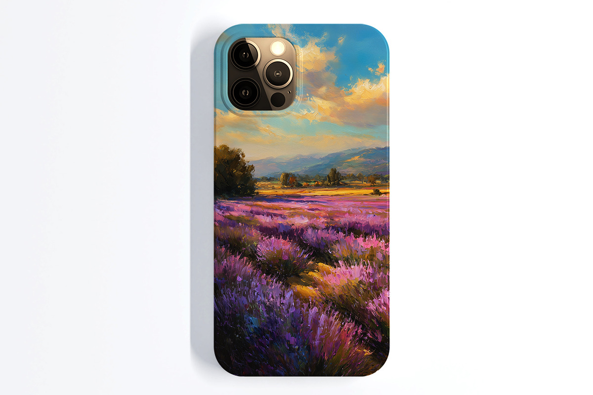 Lavender Field Landscape Artwork, a Decorative Illustration by Housui Patterns (Photo 7 of 12)