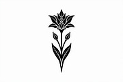 Black Floral Silhouette Set, an Illustration by balal (Thumbnail 16 of 21)