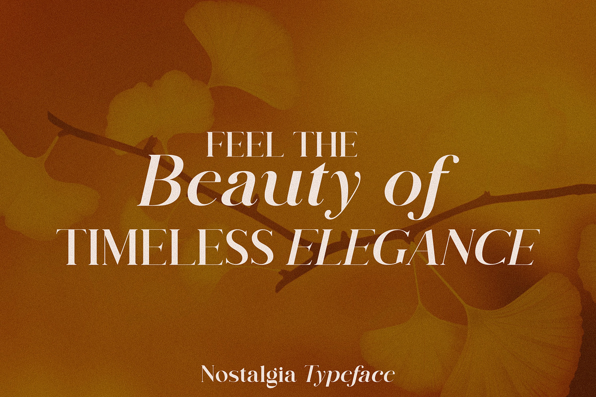 Nostalgia Typeface, a Serif Font by MaxArt Foundry (Photo 8 of 20)