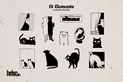Funny Meme Cat Illustrations, an Animal Illustration by helenreveur (Thumbnail 2 of 5)