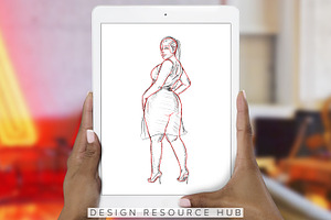 Procreate Drawing Guide: Curvy Girls