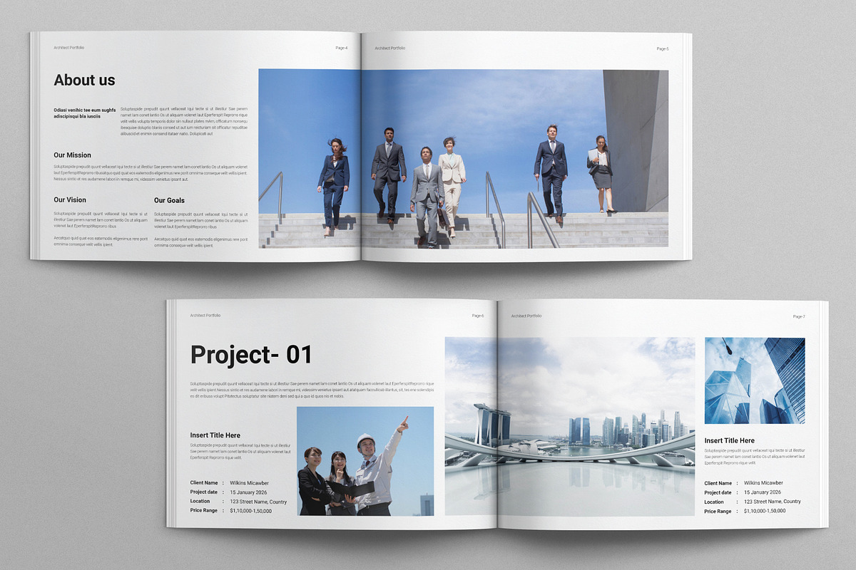 Architect Portfolio Landscape, a Brochure Template by E-Type (Photo 3 of 7)