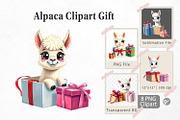 Alpaca Clipart Gift, a Graphic by Artnoy (Thumbnail 1 of 5)