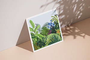 Plants & Green Leaves, Nature Cards