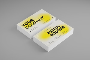 Company Business Card, a Business Card Template by graphicook