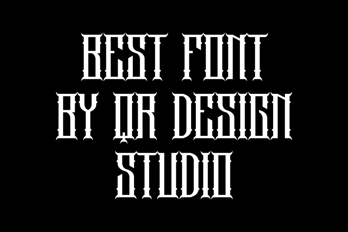 Gahonre - Medieval & Gothic Font, a Blackletter Font by QR Design Studio (Photo 2 of 6)