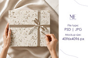 Wrapping Paper Gift Wrap Box Mockup, a Packaging Mockup by Mie Mockup Studio (Thumbnail 4 of 7)