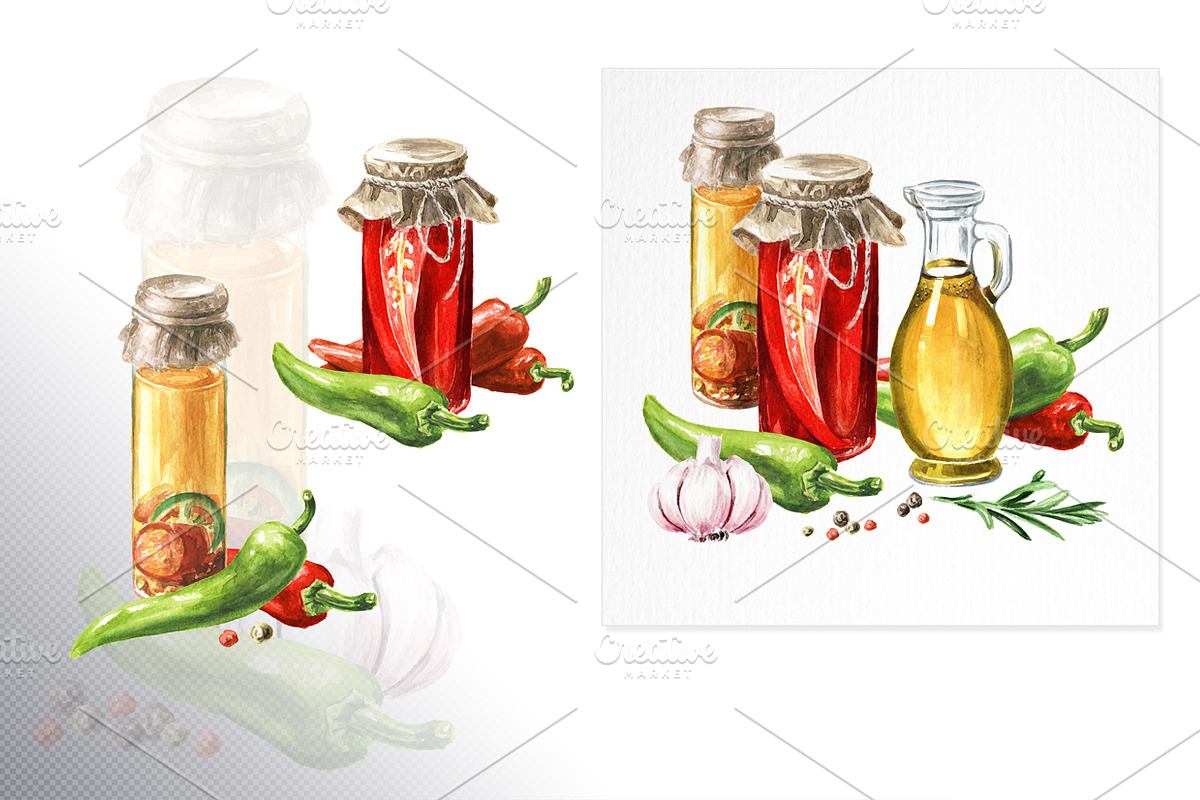 Homemade. Organic, a Food Illustration by Daria Ustiugova (Photo 10 of 12)