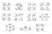 Hand drawn cartoon seasons & weather, a Seasonal Illustration by Bubert Art (Thumbnail 5 of 5)