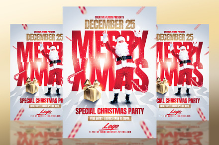 Christmas Party Flyer (PSD), a Templates & Theme by Rome B Creation