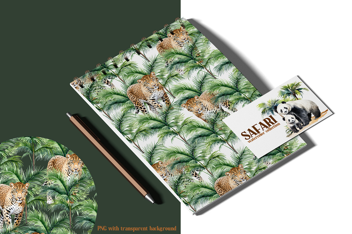 Safari Watercolor Collection, a Graphic by EasyArt (Photo 4 of 11)