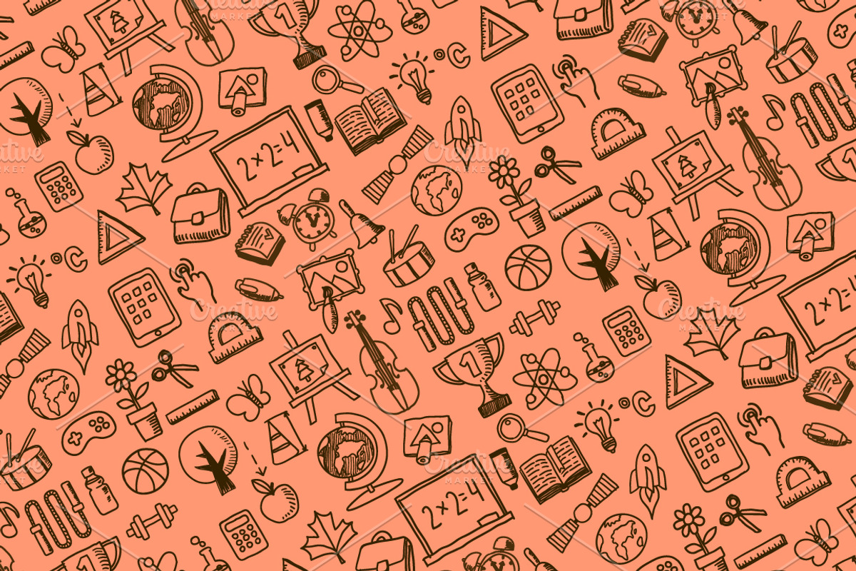 Back to School, a Pattern Graphic by Poloviiinkin (Photo 3 of 4)