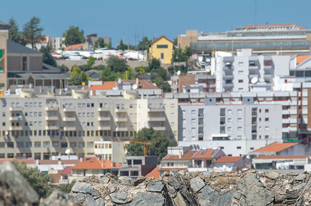 Braganca modern urban exterior scene, portugal