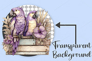Whimsical Summer Wooden Sing Clipart, an Illustration by Canvas Craft (Thumbnail 2 of 7)