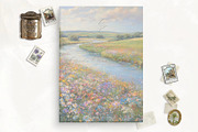 Summer Meadow Vellum Overlay, a Stationery Template by SilverJoyAtelier (Thumbnail 2 of 2)