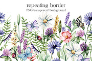 SALE! Watercolor set wild flowers., an Illustration by Larisa Maslova (Thumbnail 3 of 9)