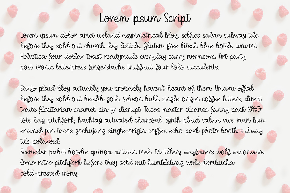 Fruity Patootie Font Duo preview 7
