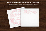 Welcome Fall Door Sign SVG Bundle, a Decorative Illustration by svgocean (Thumbnail 5 of 11)