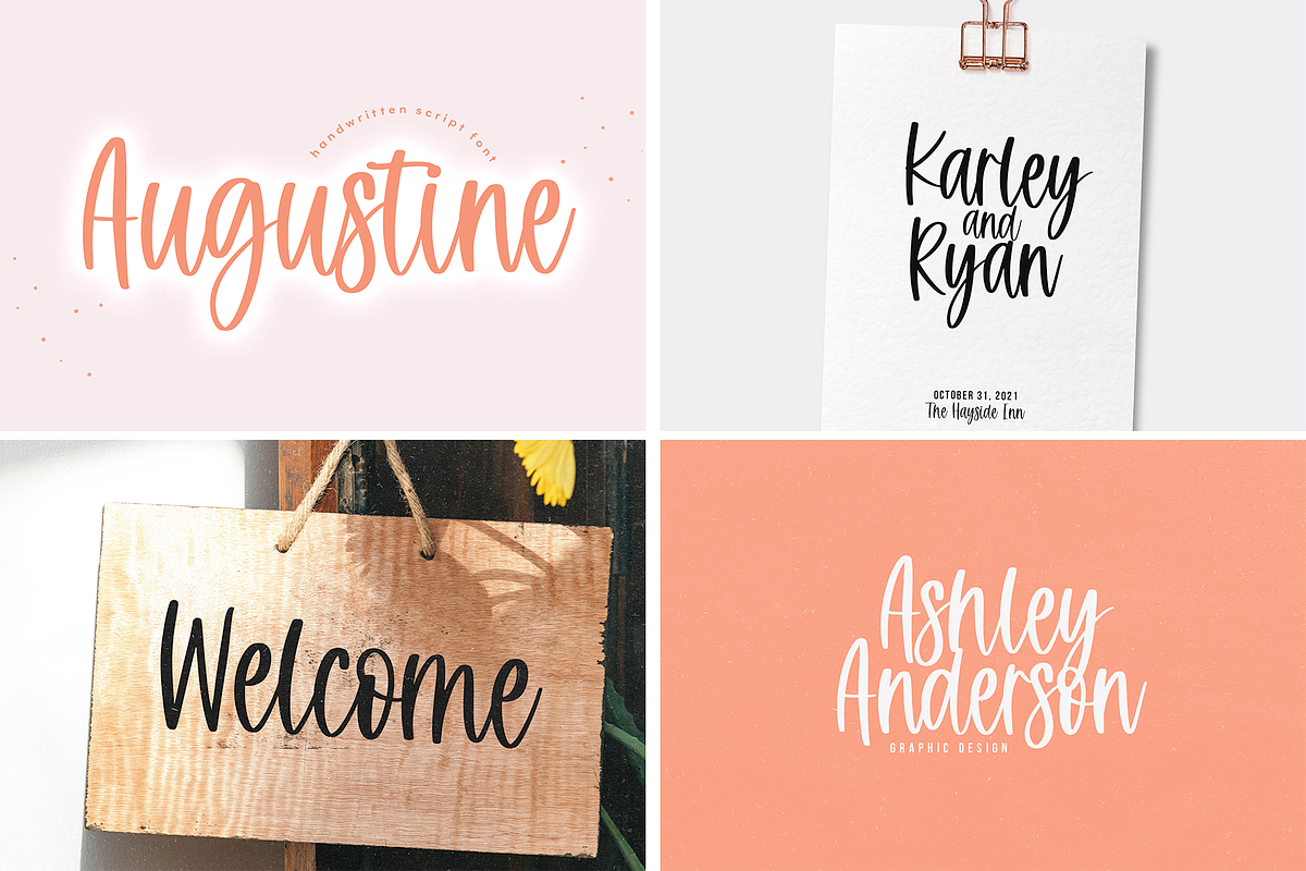 Font Bundle - Almost Autumn, a Script Font by KA Designs (Photo 6 of 42)
