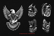10 Bundle Dark Art Eagle Engine Bird, an Illustration by Morspective (Thumbnail 5 of 7)