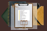 Stationery collage kit OVERLAYS, an Object Graphic by Anzhelika (Thumbnail 9 of 10)