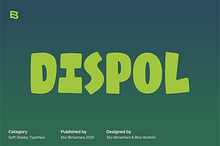Dispol; Bold DIsplay Font