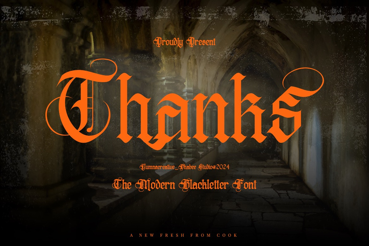 Distropiax - Modern Blackletter Font, a Blackletter Font by Dhabee (Photo 5 of 15)