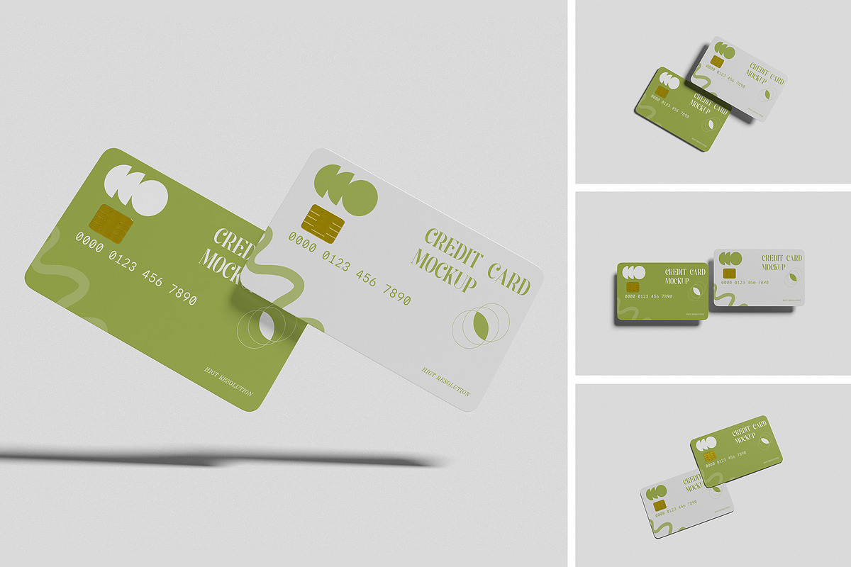High Quality Credit Card Mockup, a Product Mockup by Afif_studio (Photo 5 of 5)