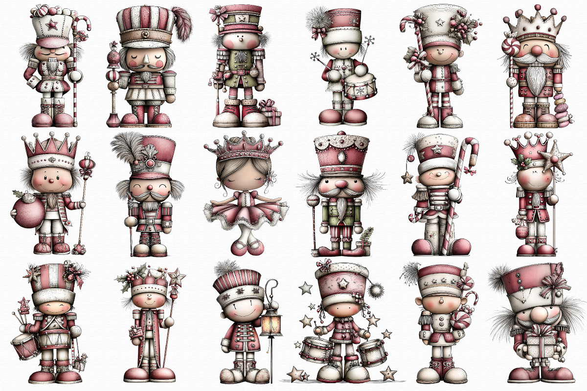 Whimsical Christmas Nutcracker Clipa, an Illustration by Libby Wishes (Photo 4 of 7)