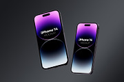 iPhone 14 Pro Mockup Set, an iPhone Mockup by AN Productions (Thumbnail 8 of 11)