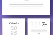 Minimalist 2025 Calendar Template, a Social Media Template by MightyDesign (Thumbnail 3 of 8)