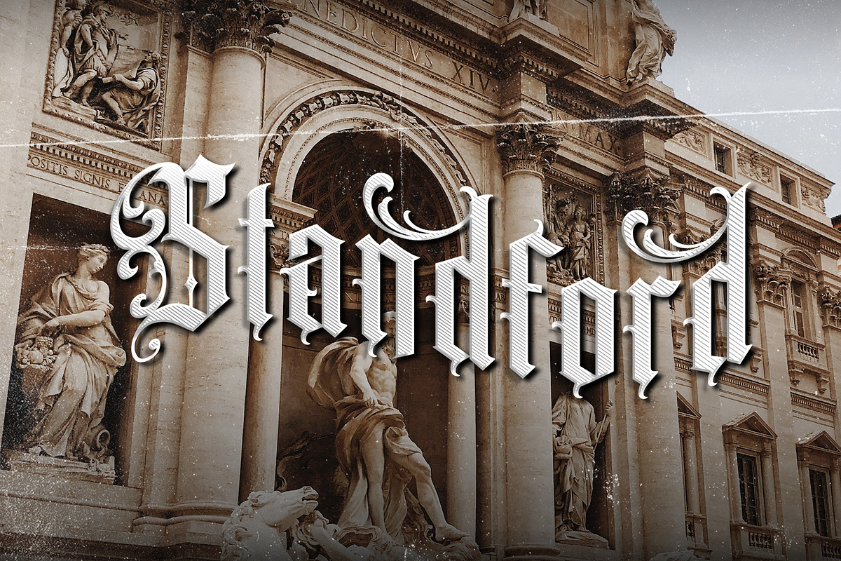 Artgravis Modern Blackletter, a Blackletter Font by dansdesign (Photo 4 of 7)