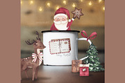 Christmas Village watercolor set, a Decorative Illustration by Estudio 812 (Thumbnail 10 of 10)