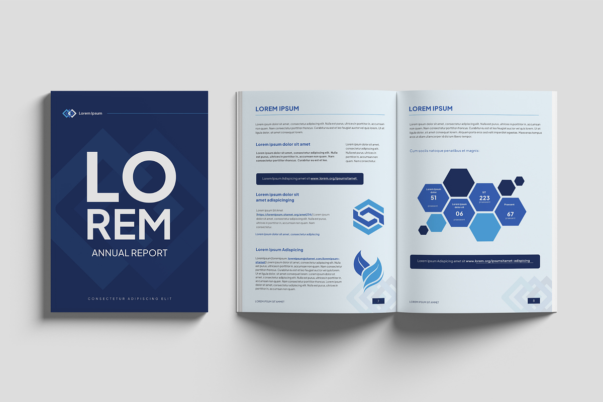 Report Design Template, a Marketing Template by CubicSpace (Photo 2 of 5)