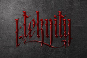 Bloody Text Effect, a Layer Style Add-On by Design Squad (Thumbnail 2 of 3)