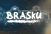 Brasku Font + Extras, a Font by Khal (Thumbnail 1 of 6)