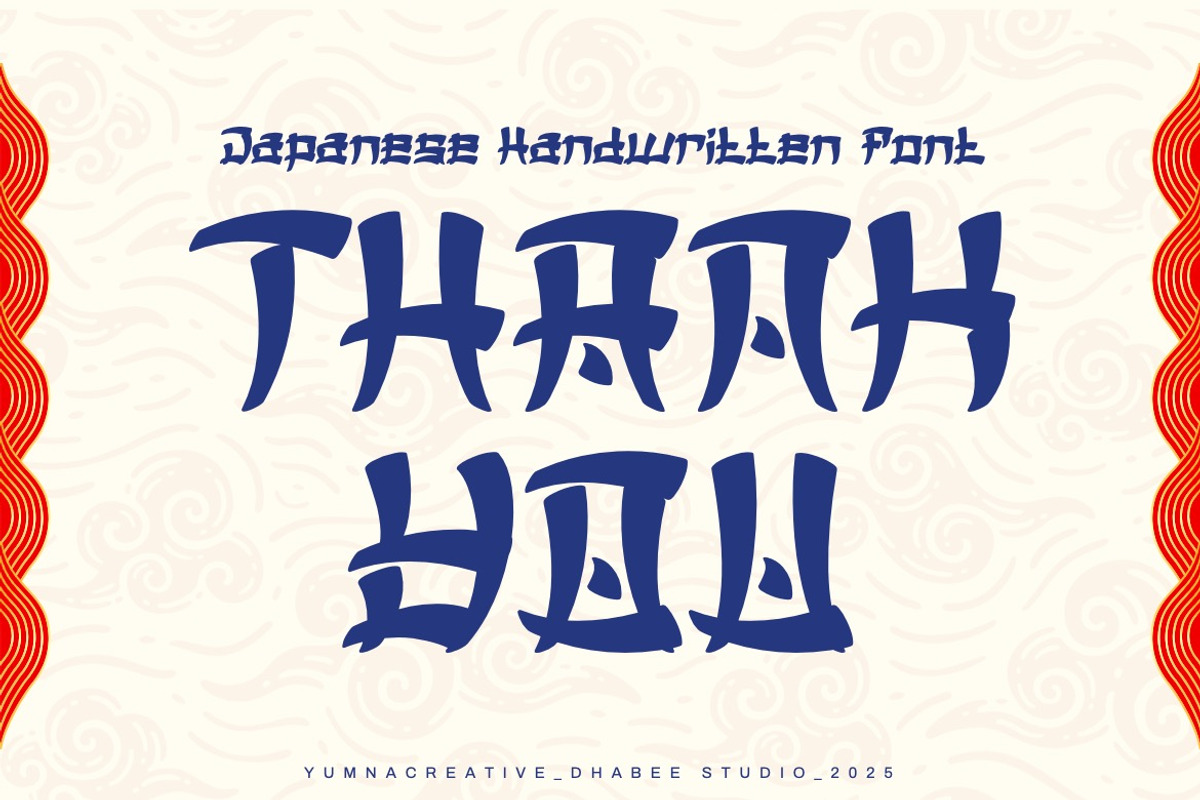 Netsumia - Japan Handwritten Font, a Handwritten Font by Dhabee (Photo 4 of 15)