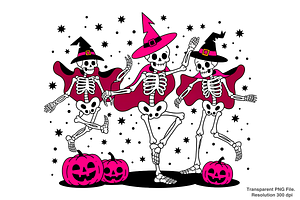 Dancing Skeleton PNG Sublimation, a Graphic by Clipart Bloom