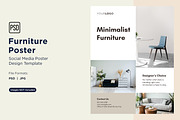 Modern Furniture Poster Design 55, a Social Media Template by shahsoft (Thumbnail 1 of 2)