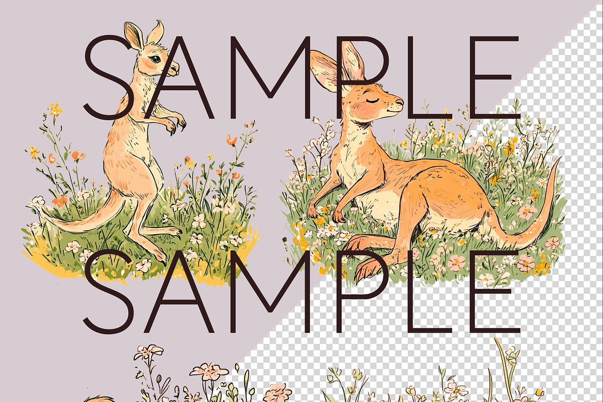 Pastel Australian Animal Clipart, an Animal Illustration by Pawcasso's Portraits (Photo 7 of 7)