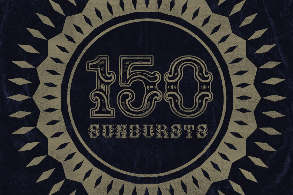 150 Retro Sunbursts