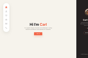 Carl - CV/Resume Portfolio Template