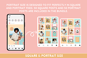 Pastel Boho Instagram Templates, a Social Media Template by SunshineStudioBoutique (Thumbnail 5 of 8)