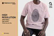 T-Shirt Mock-Up Set, a Shirt Mockup by Freeman Studio (Thumbnail 4 of 17)