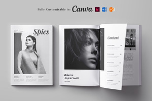 Magazine Template Design, Fashion, a Magazine Template by Niofix