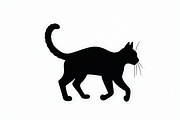 Elegant Cat  Silhouette Bundle, a Graphic by hafijul (Thumbnail 11 of 11)