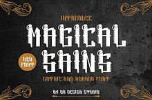Magical Sains - Blackletter Font