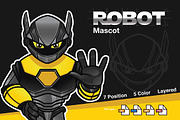 Robot Mascot, an Illustration by Diditpranata (Thumbnail 1 of 4)