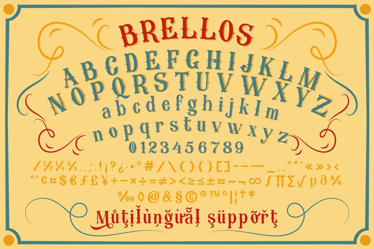 Brellos Typeface, a Serif Font by alit design (Photo 3 of 12)